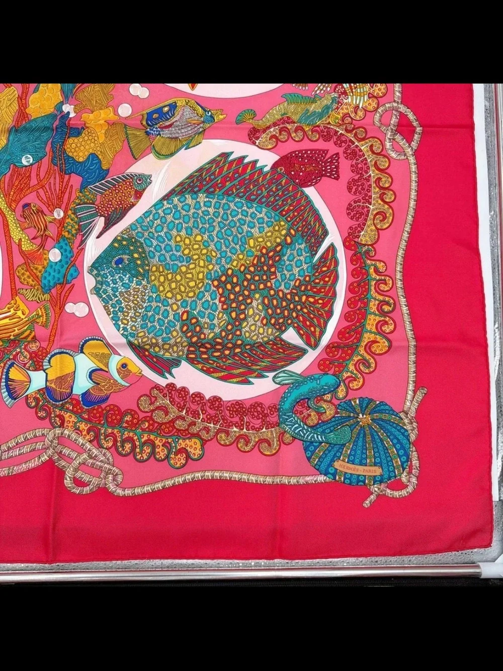 Hermes vibrant silk